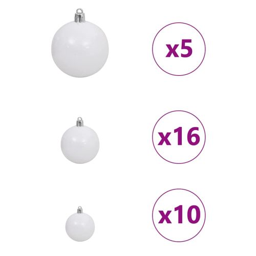 Изкуствено коледно дърво с хингед Зелен 180 cm PVC и стомана