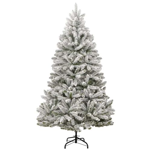 Изкуствена коледна елха с шарнири, 300 LED и топки, 270 см