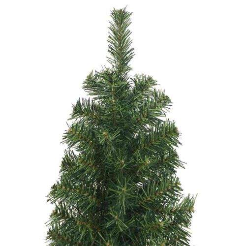 С изкуствено коледно дърво с 300 LED светодиода Зелен 240 cm