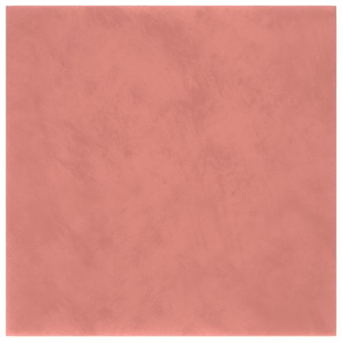 Стенно табло за легло 12 pcs Розово 30 x 30 cm Кадифе