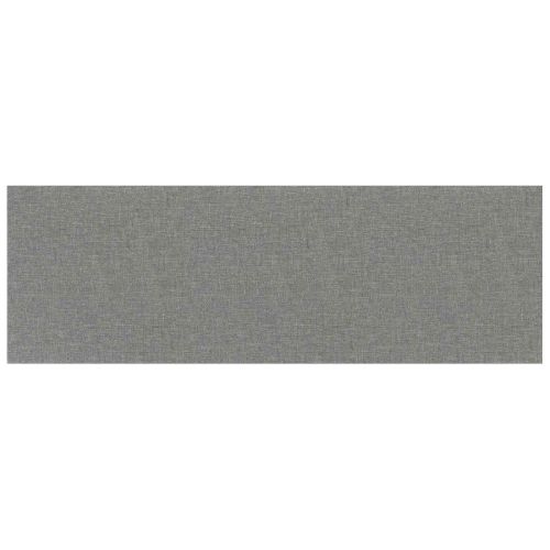 Стенно табло за легло 12 pcs Светлосиво 90 x 30 cm текстил