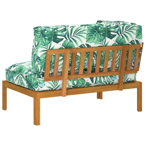 Комплект дивани с възглавница Мотив с листа 133 x 92 x 69 см