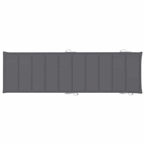 Градински шезлонг с шалте, акациево дърво масив