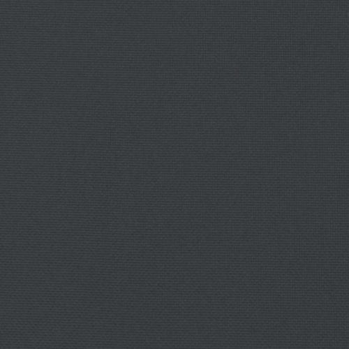 Шалте за шезлонг, черно, 186x58x4 см, Оксфорд плат