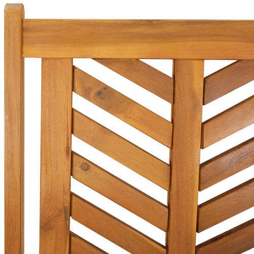 Градински стол 8 pcs Кафяво 57 x 72 x 109 см