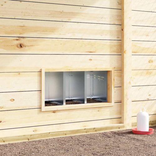 Кутия за пилета с 3 отделения, за стенен монтаж, поцинкована стомана