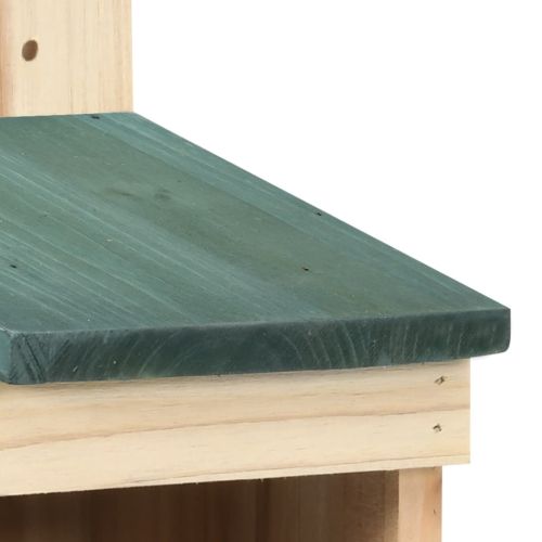 Къщи за птици, 4 бр, 12x16x20  см, чам