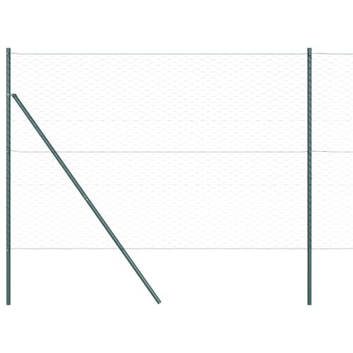 Стълб за ограда. Зелен