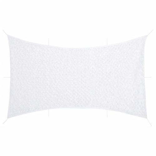 Камуфлажна мрежа с чанта за съхранение, 724x515 см, бял