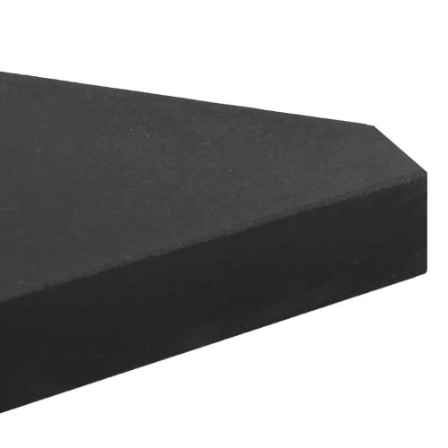 Чадър Тежест плочи 2 бр черен гранит триъгълна 14 кг