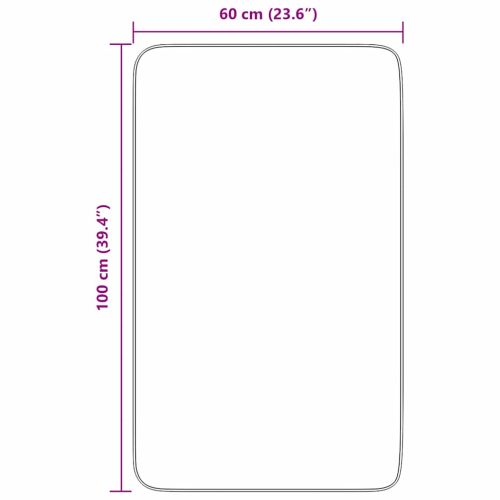 Шаги килим с дълъг косъм, NAVARRA, прашно розов, 60x100 см