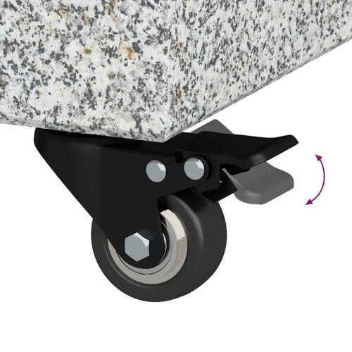 Основа за чадър Сив 45 x 45 x 45 cm Гранит