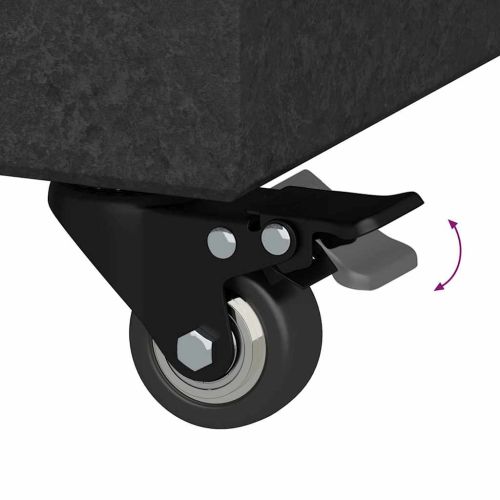 Основа за чадър Черно 45 x 45 x 45 cm Гранит