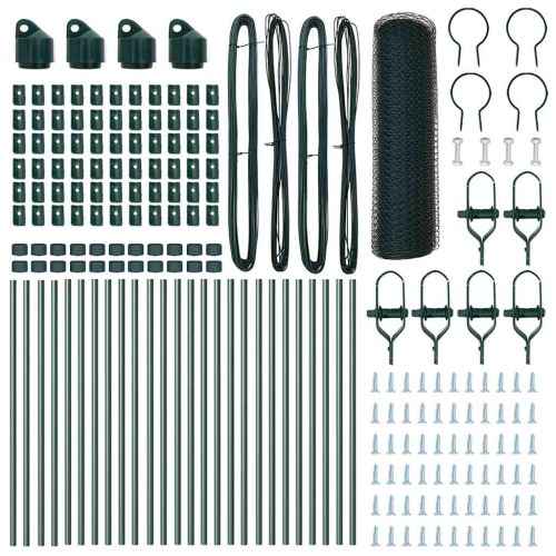 Стълб за ограда. Зелен