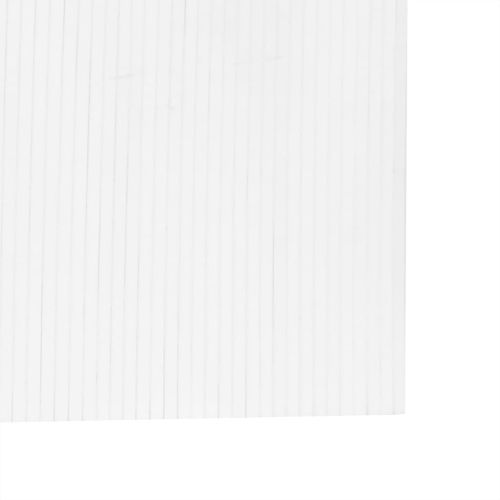 Преграда за стая, бял, ширина 800 см, височина 165 см, бамбук