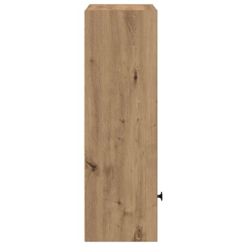 Библиотека, дъб артизан, 31x24x77 см, инженерно дърво