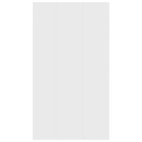 Библиотека/бюфет, бяла, 66x30x98 см, инженерно дърво