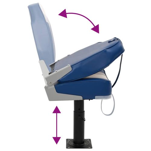 Сгъваеми седалки за лодка от 4 части, висока облегалка