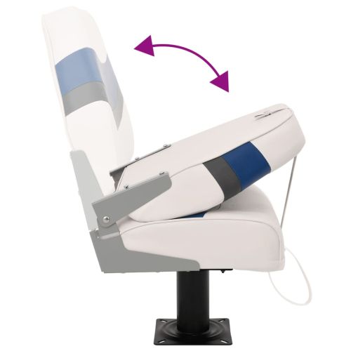 Сгъваеми седалки за лодка от 4 части, висока облегалка