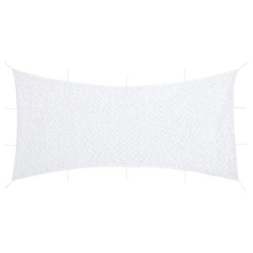 Камуфлажна мрежа с чанта за съхранение, 833x609 см, бял