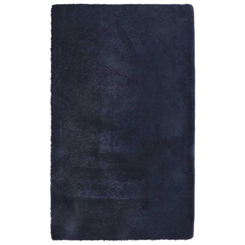 Шаги килим с дълъг косъм, NAVARRA, тъмносин, 80x150 см