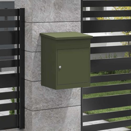 Пощенска кутия за пратки Маслиненозелен 47.5 x 38 x 59 см