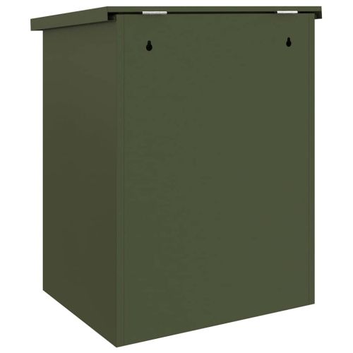 Пощенска кутия за пратки Маслиненозелен 47.5 x 38 x 59 см