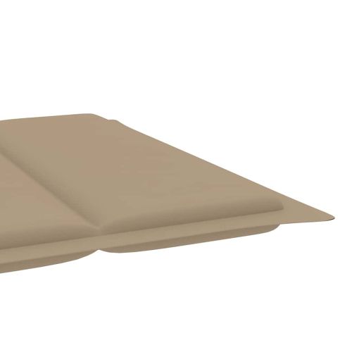 Градински шезлонг с шалте, акациево дърво масив