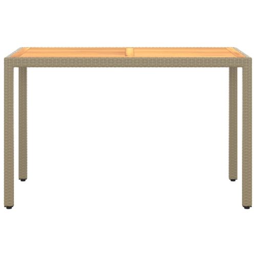 Градински комплект с възглавници 5 части полиратан бежов