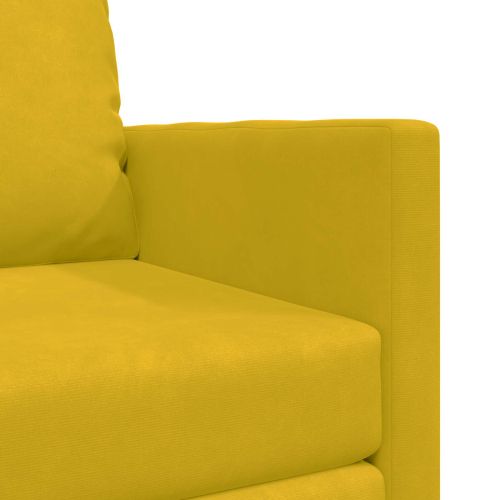 Диван легло 60cm Тъмен жълт Кадифе