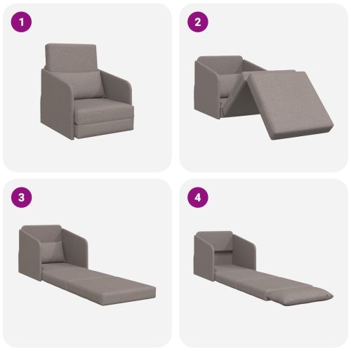 Диван легло 60cm Таупе текстил