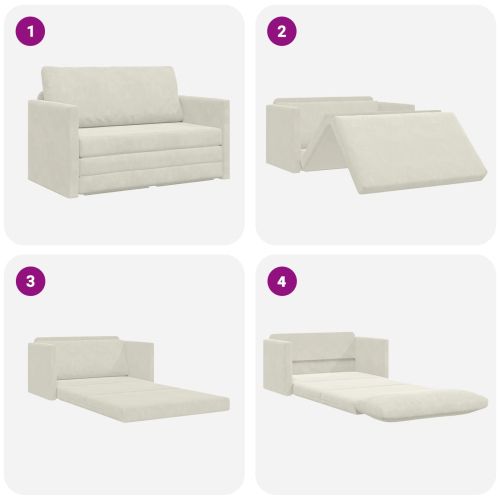 Диван легло 110cm Крем Кадифе