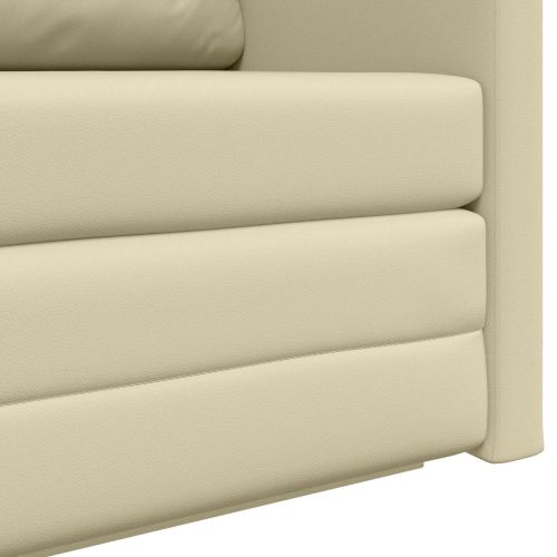 Диван легло 110cm Крем Изкуствена