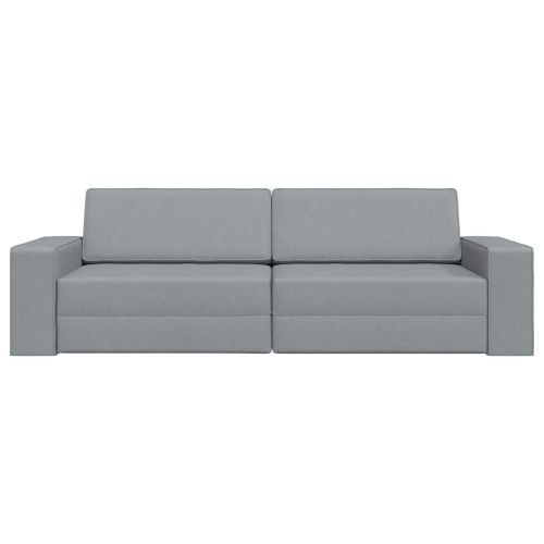 Диван легло 200cm Светлосиво текстил