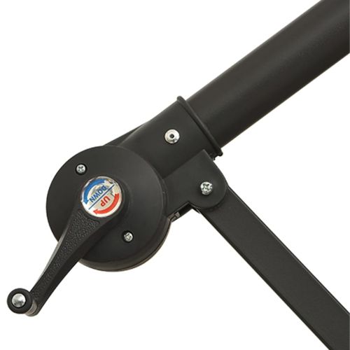 Конзолен градински чадър 3,5 м зелен