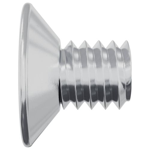 Калетни винтове 12 pcs Сребрист M4 x 6 мм Желязо