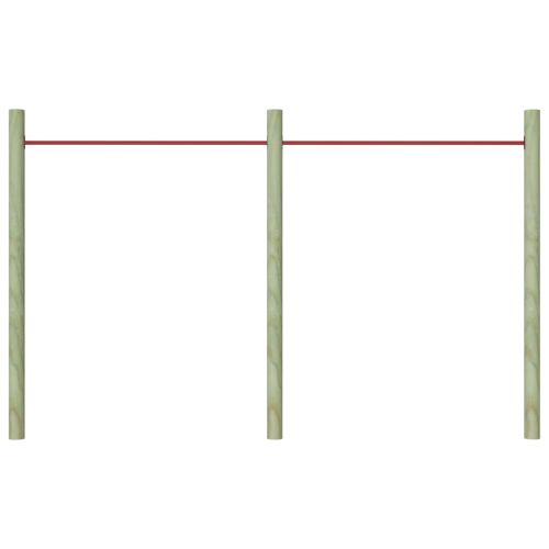 Лостове за упражнения, 2 бр, 125 см, стомана, червени