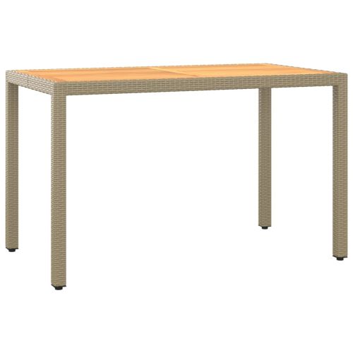 Градински комплект с възглавници 3 части полиратан бежов