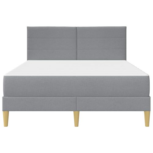 Рамка за легло Светлосиво 120 x 200 cm Полиестер