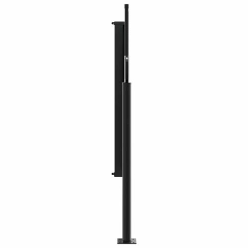 Прибираща се странична тента, таупе, 100x300 см