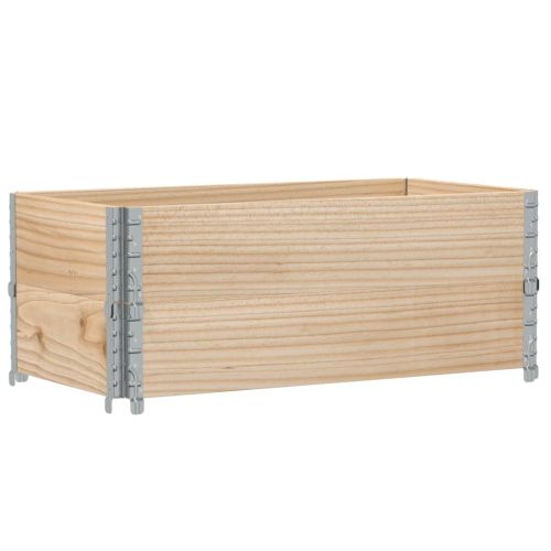Палетни страници, 2 бр, 100x50 см, борова дървесина масив