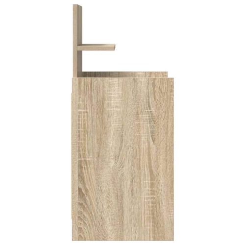 Нощни шкафчета с 2 чекмеджета 2 бр., дъб сонома 38x34x80 см