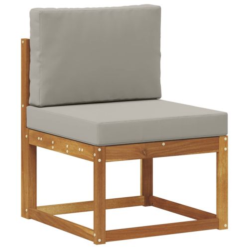 Среден диван за открито Солидно акациево дърво Естествен