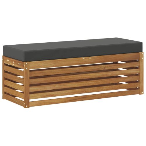 Столче пейка Натурален и Антрацит 115 x 43 x 37 см