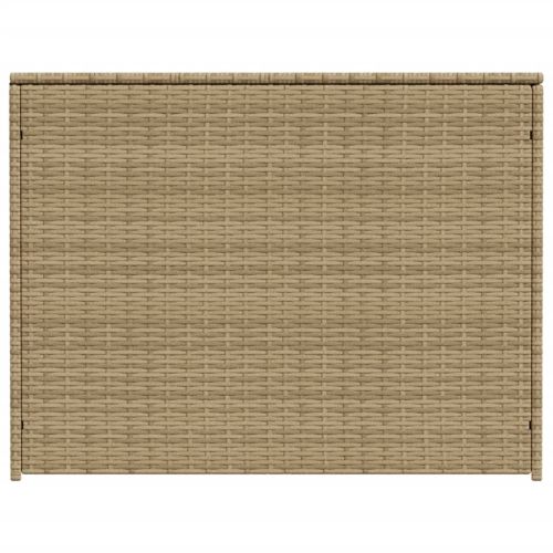 Градински сандък за съхранение, микс бежово, 984 л, полиратан