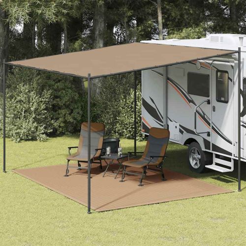 Килим за палатка, 300x400 см, таупе