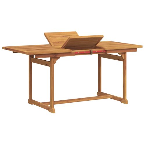 Градински трапезен комплект, 5 части, акация масив и textilene