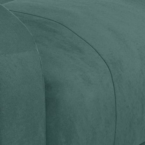 Реклайнер стол, тъмнозелен, кадифе