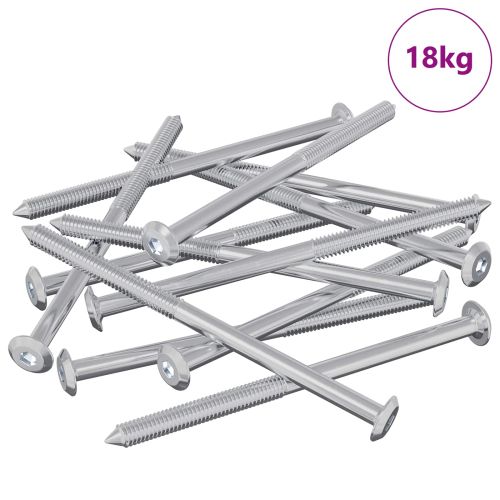 Винтове за мебели 1000 pcs Сребрист Стомана