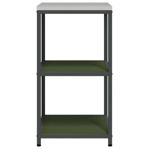 Съхранение в кухнята Маслинено зелено 60 x 50 x 92 см Стомана